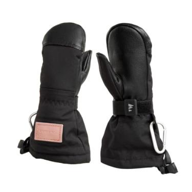 Imagem de CHOPPER MILL Luvas de montanha infantis para esqui, snowboard, trenó, isoladas com punho extralongo para manter as mãos quentes no inverno, meia-noite, tamanho 3