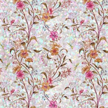 Imagem de FEOMOS Película de janela de vitral, película de privacidade de janela com bloqueio de sol e calor UV, matiz de capa de janela com aderência estática floral, adesivo decorativo arco-íris para casa 45