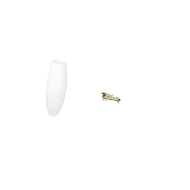 Imagem de Fenteer Abajur de Chão Simples com Proteção para Lâmpada de Papel, Acessórios Modernos, Capa para Quarto, Hotel, Modelo de Sofá em Miniatura, Cama de Madeira,