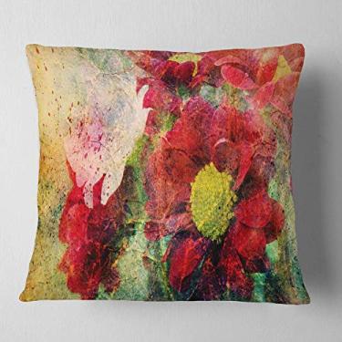 Imagem de Sala de estar, sofá, almofada de alta qualidade + capa de almofada impressa em ambos os lados 66 cm x 66 cm da Designart