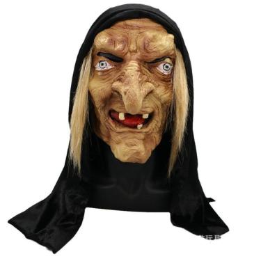 Imagem de Máscara Witch Scary Old Witch Halloween, resina de cosplay 29 cm