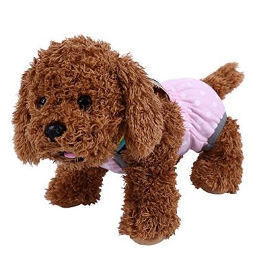 Imagem de Pssopp Fralda de Cães, Fraldas de Cachorro Lavável para Cães, Roupas íntimas Cachorro Com Suspensório Ajustável, Design Adorável, Redução Vergonha, Material Premium, Fácil Usar, Mantenha -se Limpo