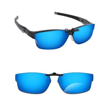 Imagem de Alphax Proteção UV unissex polarizada para uso externo para óculos inteligentes Oakley Crosslink Switch OX3128 - Opções, Azul