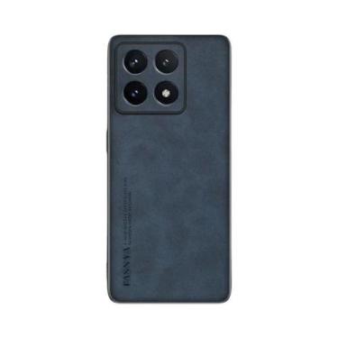 Imagem de Capa Para Xiaomi 14T pro 13T pro 13 Ultra Em Couro De Cordeiro Shell À