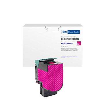 Imagem de MSE Cartucho de toner de substituição remanufaturado da marca para Lexmark C736/X736/X738 | Amarelo | Alto rendimento