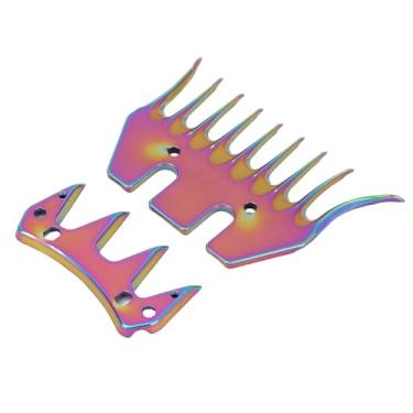 Imagem de Fabater Lâmina de Substituição de Tesoura Elétrica Curvada de 9 Dentes para Ovelhas Com Material de Aço de Alto Carbono para Preparação de Ovelhas