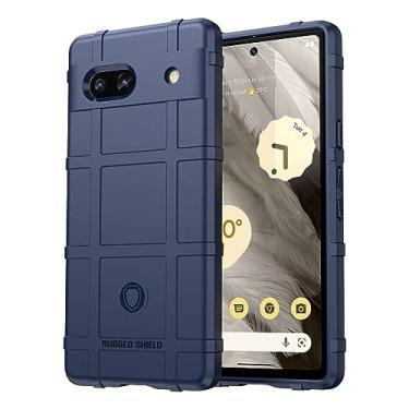 Imagem de Capa adequada para Google Pixel 7a. Fibra de carbono refinada, anti-queda, anti-impressão digital, proteção total, capa para Google Pixel 7a