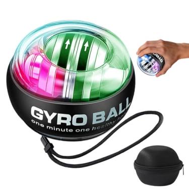 Imagem de Exercitador de mão com bola de torque, bola de giroscópio de pulso, exercitador de mão curaball, treinador de força de aderência, dispositivos de fortalecimento das mãos, fortalecedor de pulso