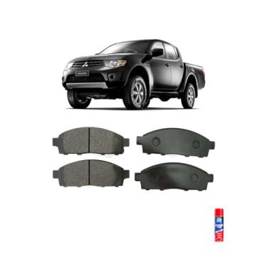 Imagem de Kit Pastilha de Freio Mit Para L200 + Car80 Anti Chio 300ml