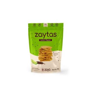 Imagem de Snack Lascas Zaytas Lemon Pepper Zaya 80G