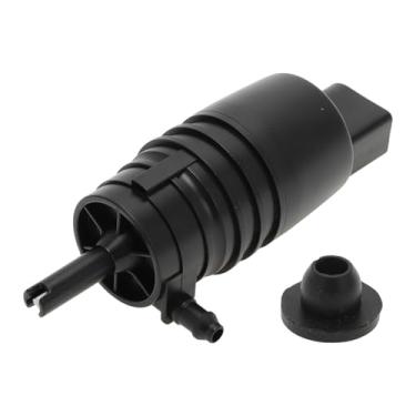 Imagem de Partuto Bomba de lavadora de para-brisa com ilhós para BMW 528i Sedan (E12, E28, E34, E39, E60, E61) 2009-2017 Bomba de fluido de arruela Bomba de limpador de para-brisa Nº 67127310147 1 conjunto