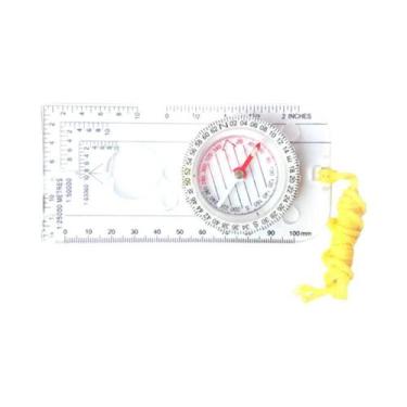 Imagem de Bússola De Navegação Para Atividades Ao Ar Livre, Régua De Mapa, Escal