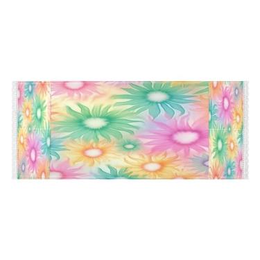 Imagem de Wassud Capas coloridas Magritte para lavadora e secadora, protetor de lavadora com sacos de armazenamento, capa de geladeira à prova de poeira com bolsos para lavanderia doméstica, cozinha, 120 x 55