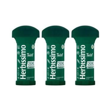 Imagem de Desodorante Herbissimo Stick Creme Twist Tradicional - 3Un