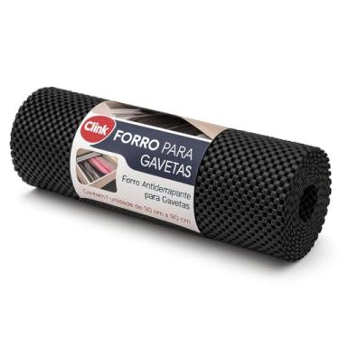 Imagem de Forro de Gaveta Protetor para Organização e Durabilidade, Revestimento para Móveis (preto)