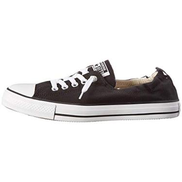 Imagem de Converse T nis feminino Chuck Taylor All Star Lift plataforma jeans fashion, Preto/branco, 36 BR