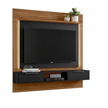 Imagem de Painel Para Tv Nt 1280 Freijó Com Preto - Notável