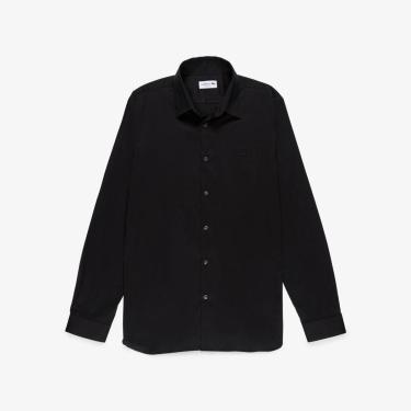 Imagem de Camisa Slim Fit em Popeline Stretch Lacoste Masculina-Masculino