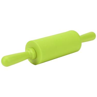 Imagem de GLOGLOW Rolo de Silicone Antiaderente, Ferramenta de Cozimento de Rolo de Massa Com Alça de Plástico, para Macarrão, Pastelaria, Macarrão, Uso Doméstico, Cozinha (Verde)