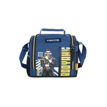 Imagem de Lancheira Masculina Térmica Free Fire Azul Luxcel La49786ff