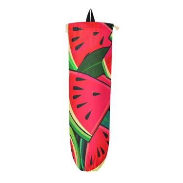 Imagem de 2 pacotes de melancias dispensador de sacolas de supermercado, suporte de saco de plástico de supermercado, organizador de sacolas de cozinha