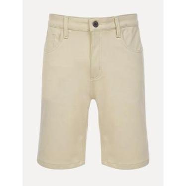 Imagem de Bermuda John John Sarja Masculina Slim Olympia Cáqui Claro-Masculino