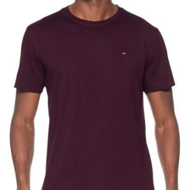 Imagem de Camiseta Tommy Hilfiger Ess Seasonal Reg Fit Solid Tee Bordô-Masculino