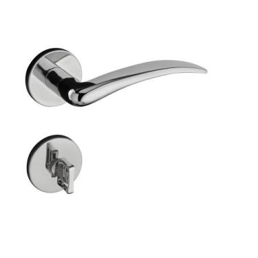 Imagem de Fechadura Pado Classic Banheiro Ros 691-80b Cromado + Frete