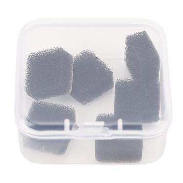 Imagem de O protetor de vento do microfone da câmera de ação reduz efetivamente o ruído para câmeras X3 e X4. O acessório de espuma e esponja para para-brisas melhora a qualidade do som. 6 peças de abafador de