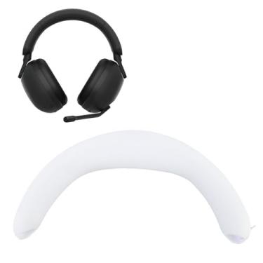 Imagem de EBTOOLS Capa de Substituição para Faixa de Cabeça, Protetor de Silicone Macio para Fones de Ouvido INZONE H7 H9, Com Zíper para Ajuste Confortável e Vida útil Prolongada (WHITE)