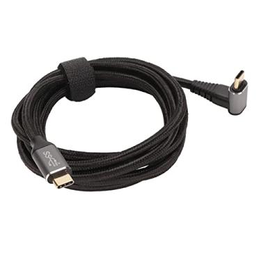 Imagem de Generic Cabo USB C de 90 Graus Cabo Durável 4K 60Hz PD100W para Steam Deck, de Carregamento Rápido Em Forma de L de Liga de Alumínio para Trabalho e Entretenimento (200cm)
