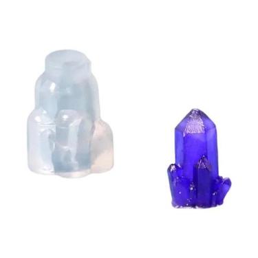 Imagem de Molde de resina epóxi de cristal DIY, molde de silicone de pedra de cl