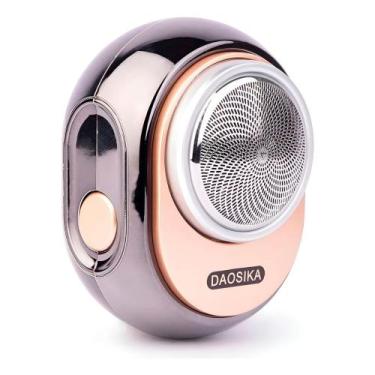 Imagem de Mini Shaver Barbeador Elétrico Portátil Recarregável Aparador Preto - 