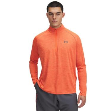 Imagem de Blusa de Treino Under Armour Tech Textured Masculina 2GG Vermelho-Masculino