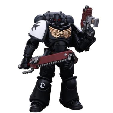 Imagem de JOYTOY Warhammer 40K Space Marines 1/18 Action Figures Joy Toy Mecha Figure Model Black Templars Outriders Brother Valtus