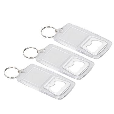 Imagem de KIMISS Chaveiro Abridor de Garrafas Com Foto - Chaveiro Grande de Acrílico Transparente para áreas Cênicas | Porta-Chaves Abridor de Imagens Personalizável para Chaves e Garrafas