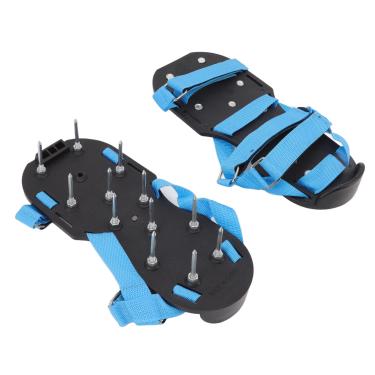 Imagem de aqxreight Sapatos Aeradores de Gramado Sapatos Escarificadores de Jardim de Pico de Aeração de para Pátio Quintal Pastagem Azul Outro Plástico Em Vez de Metal Alumínio Plástico Confortável Com 2