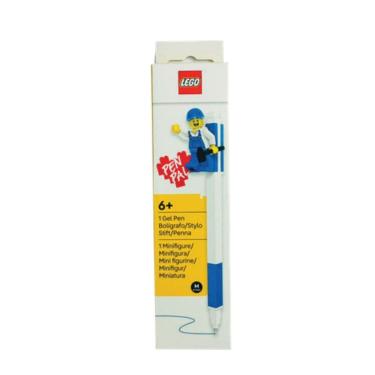 Imagem de Caneta Gel Azul LEGO® com Minifigura | LEGO Stationery | Material Escolar