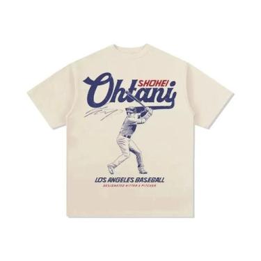Imagem de Camiseta De Beisebol Adulto Shohei Ohtani Em Algodão Respirável, Gola 