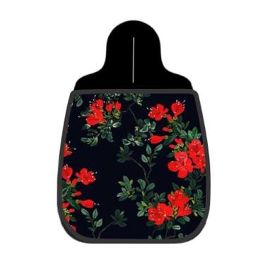 Imagem de Lixeira De Carro Organizador Lixinhocar Flores Azaleia Vermelha