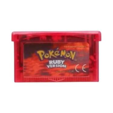 Imagem de Cartucho De Jogo Pokémon GBA 32 Bits, Jogos De Vídeo Emerald, Fire Red