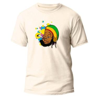 Imagem de Camiseta Básica Algodão Premium Estampa Digital Bob Reggae - Pavesi, O