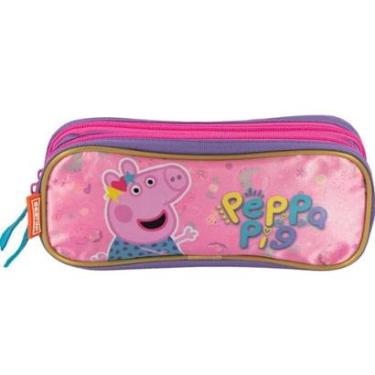 Imagem de Estojo Peppa Dots Infantil Colorido Sestini-Feminino