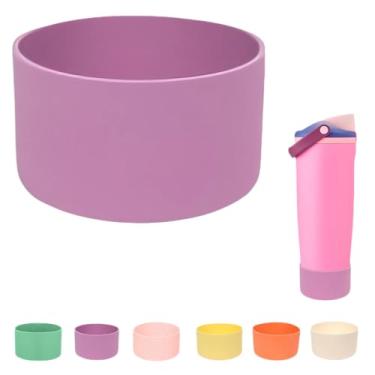 Imagem de KPWIN Bota de silicone para Owala FreeSip Sway 850 g 1,134 g, capa protetora antiderrapante para garrafa de água, capa inferior antiderrapante, acessórios de bota de garrafa duráveis resistentes a