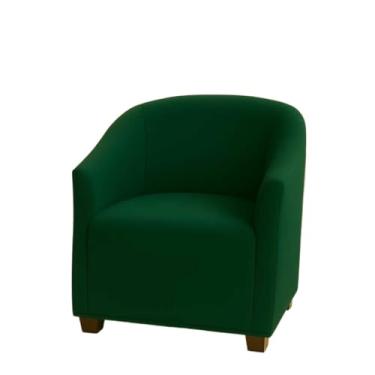 Imagem de Os apoios de braço em forma de ferradura, capa cadeira, são revestidos com gel elástico, o que facilita a instalação e garante sua fixação(VERDE)