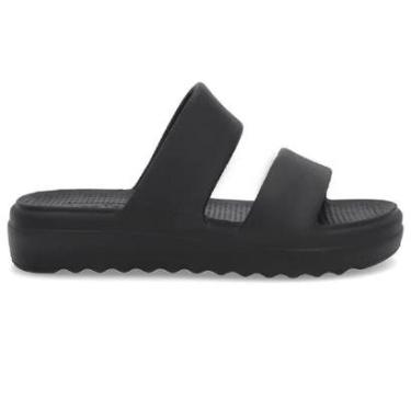 Imagem de Chinelo Usaflex Slide Poofy Tiras Eva Super Leve Confortavel Cor:;Tamanho:34;Genero:Mulher-Feminino