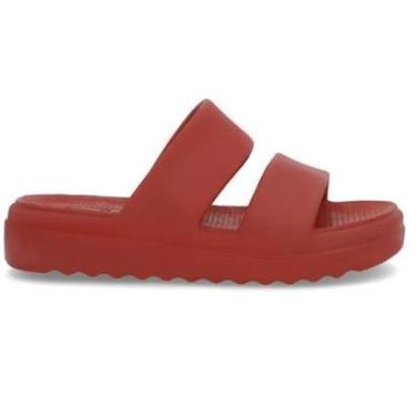 Imagem de Chinelo Usaflex Slide Poofy Tiras Eva Super Leve Confortavel Cor:;Tamanho:34;Genero:Mulher-Feminino