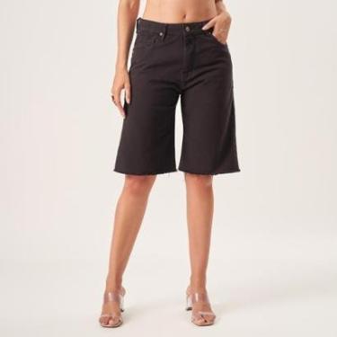 Imagem de Bermuda Jorts Jeans Preta-Feminino