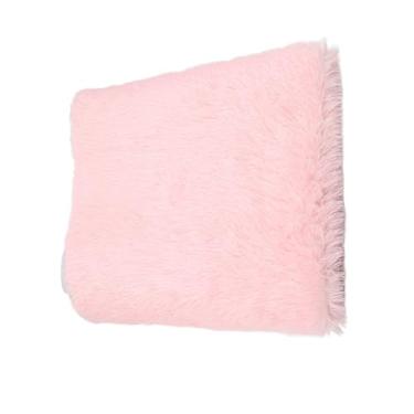 Imagem de Aramox Tapete Macio de área, Fibra de Poliéster Macia, Quadrado, Felpudo, Lavável, Pilha Longa, Design Moderno de Estilo Nórdico para Decoração de Sala de Estar (120 * 160)