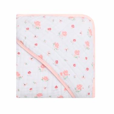 Imagem de Toalha De Banho Soft Premium Papi Baby Com Capuz De Canto 90Cm X 80Cm 01 Unidade